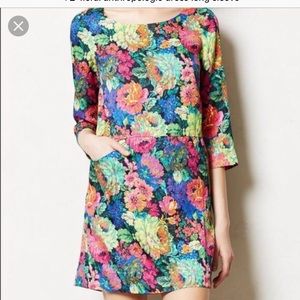 Anthropologie Floral Dress